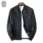 veste longue versace homme paris embroidery rainbow medusa black